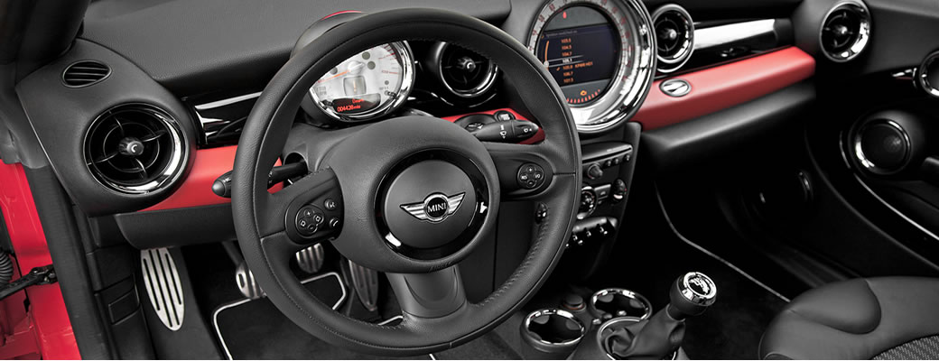 MINI Cooper interior dashboard